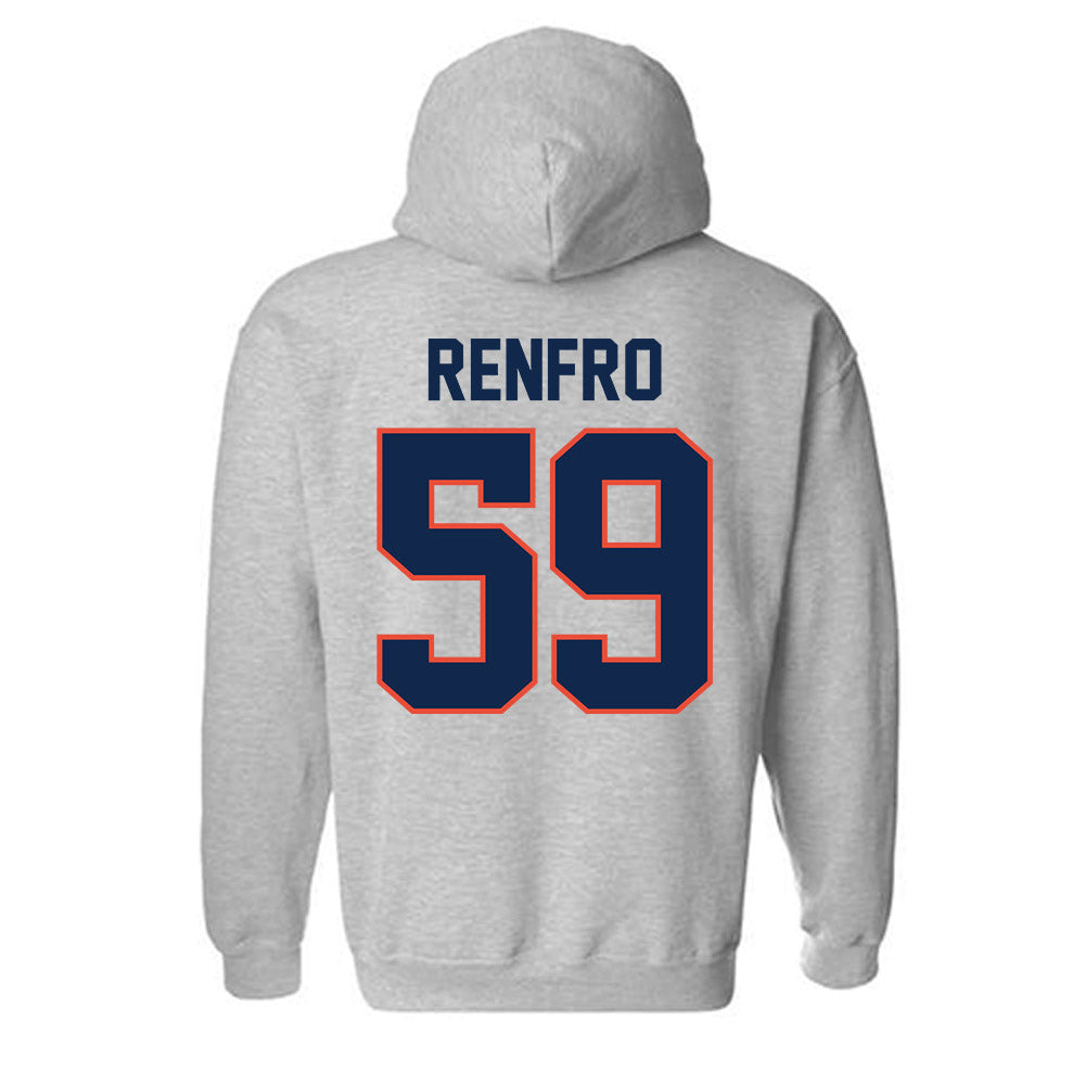 Illinois - NCAA Football : Jake Renfro - Classic Shersey Hooded Sweatshirt-1