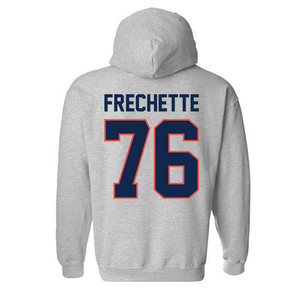 Illinois - NCAA Football : Dylan Frechette - Classic Shersey Hooded Sweatshirt-1