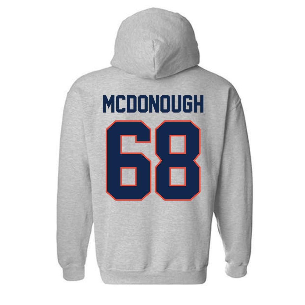 Illinois - NCAA Football : Michael McDonough - Classic Shersey Hooded Sweatshirt-1