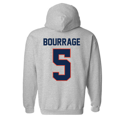 Illinois - NCAA Women's Basketball : Divine Bourrage - Classic Shersey Hooded Sweatshirt-1