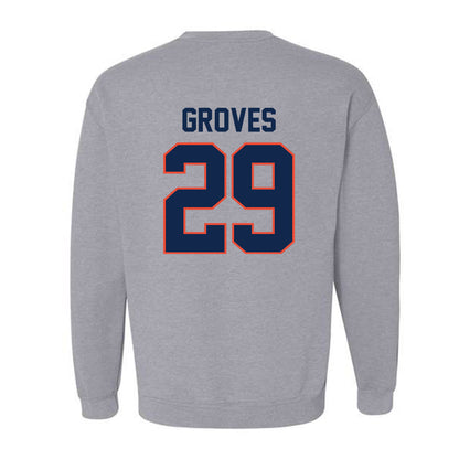 Illinois - NCAA Baseball : Nick Groves - Classic Shersey Crewneck Sweatshirt-1