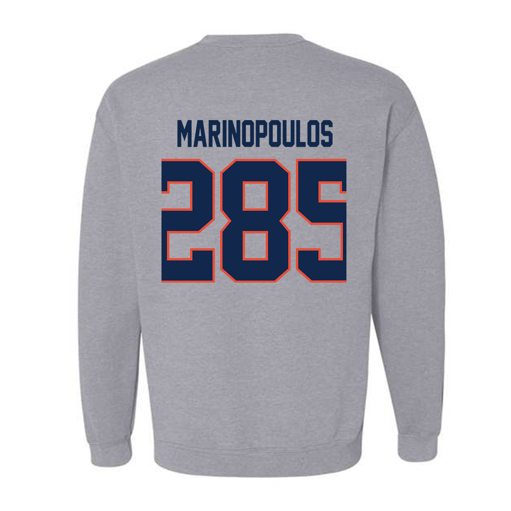 Illinois - NCAA Wrestling : Peter Marinopoulos - Classic Shersey Crewneck Sweatshirt-1