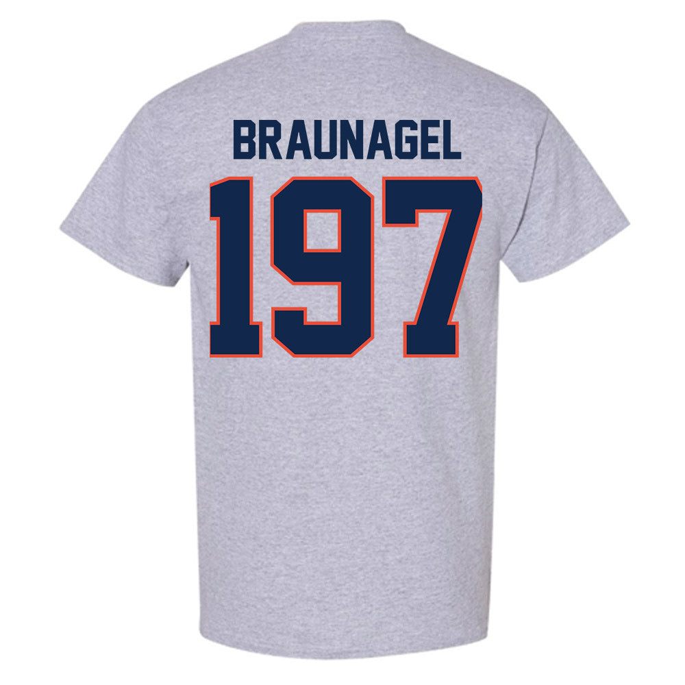 Illinois - NCAA Wrestling : Joey Braunagel - Classic Shersey T-Shirt-1