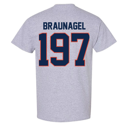 Illinois - NCAA Wrestling : Joey Braunagel - Classic Shersey T-Shirt-1