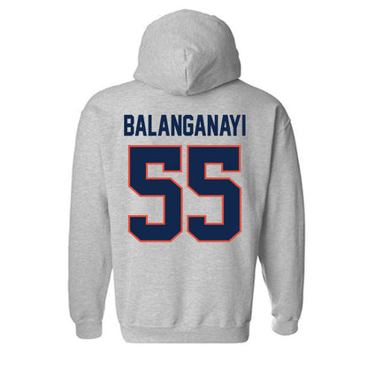 Illinois - NCAA Football : Tony Balanganayi - Classic Shersey Hooded Sweatshirt-1