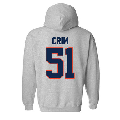 Illinois - NCAA Football : Parker Crim - Classic Shersey Hooded Sweatshirt-1