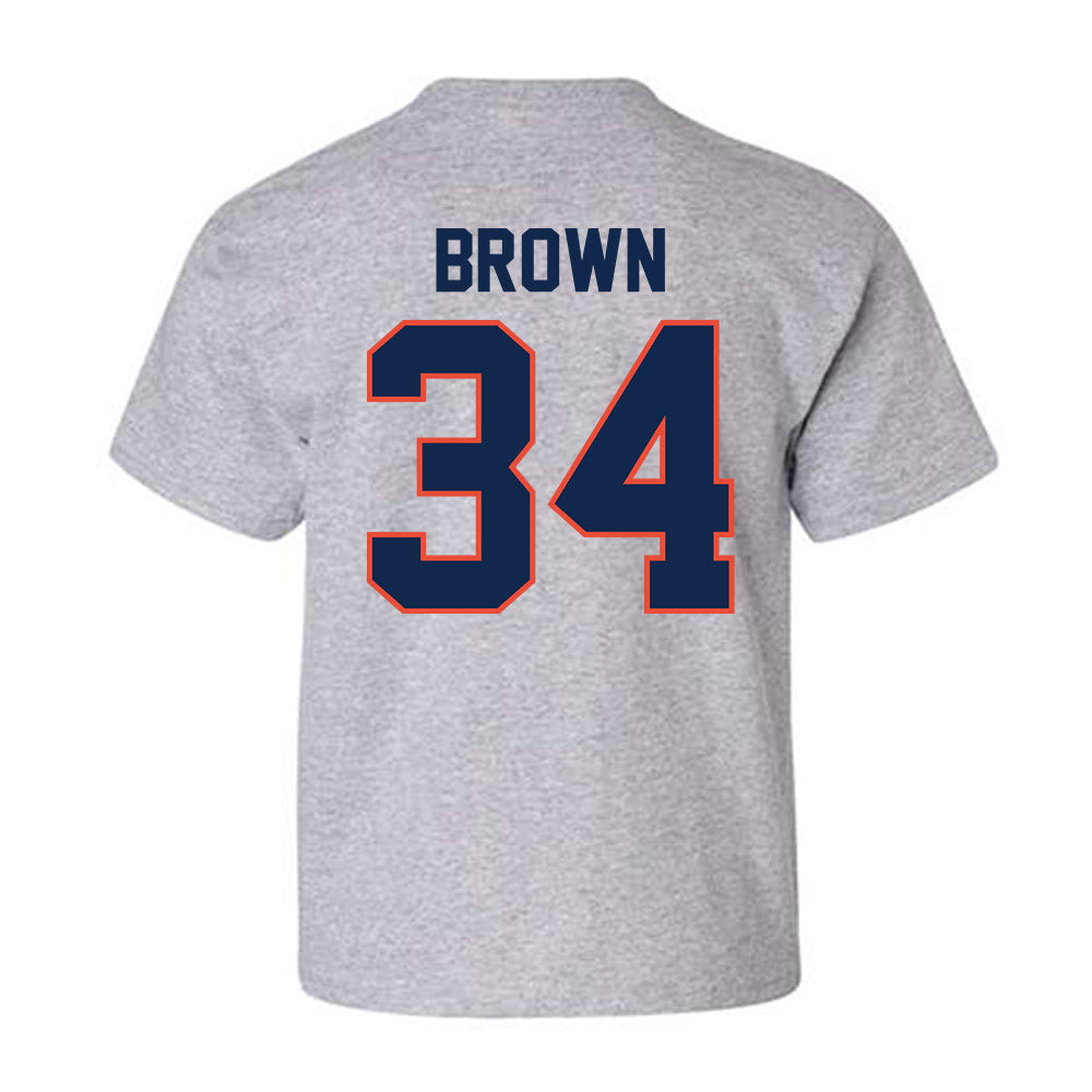 Illinois - NCAA Men's Basketball : Ethan Brown - Classic Shersey Youth T-Shirt-1