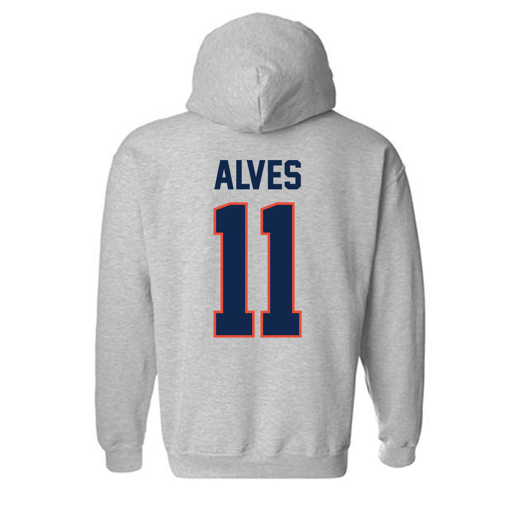 Illinois - NCAA Women's Basketball : Manuella Alves - Classic Shersey Hooded Sweatshirt-1