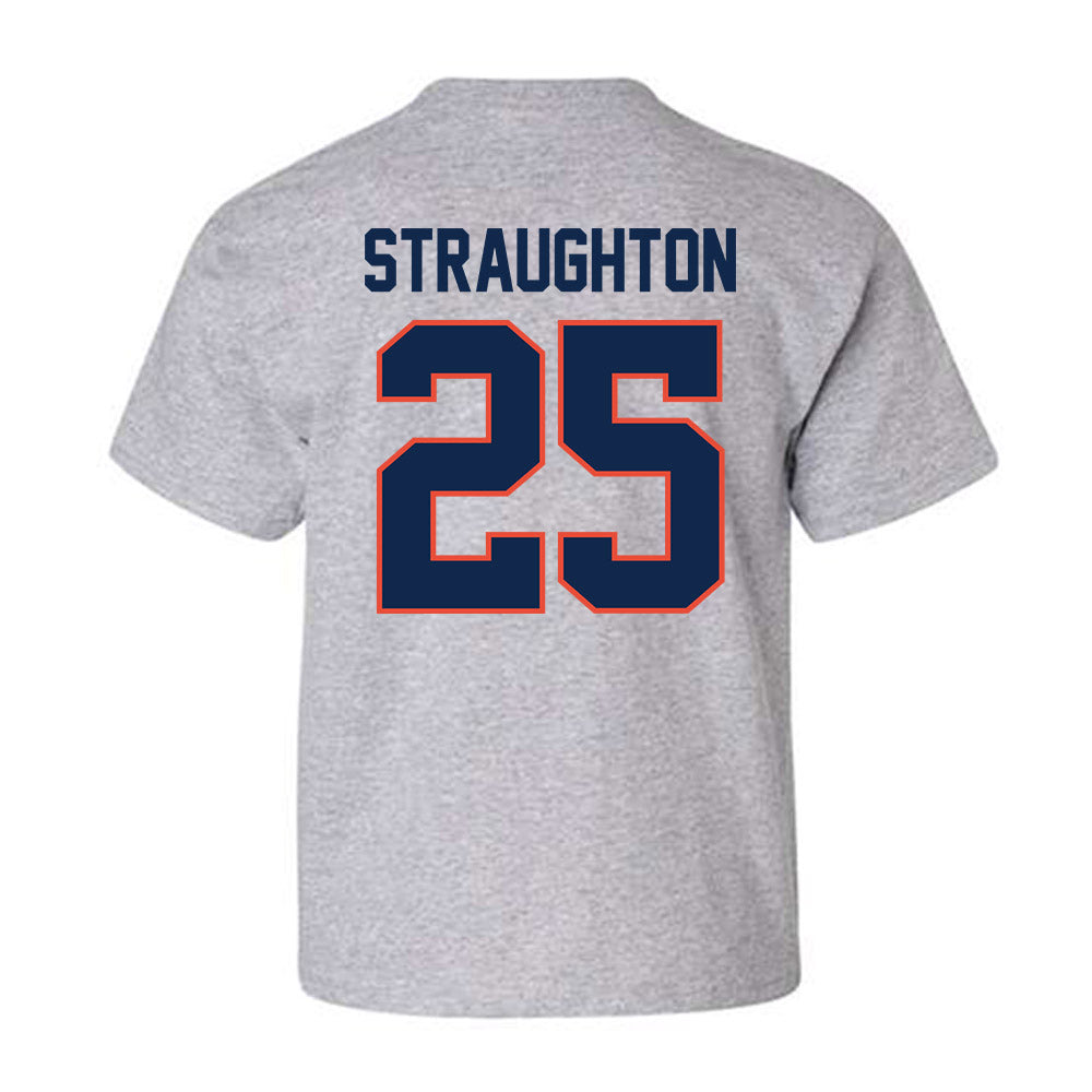 Illinois - NCAA Football : Des Straughton - Classic Shersey Youth T-Shirt-1