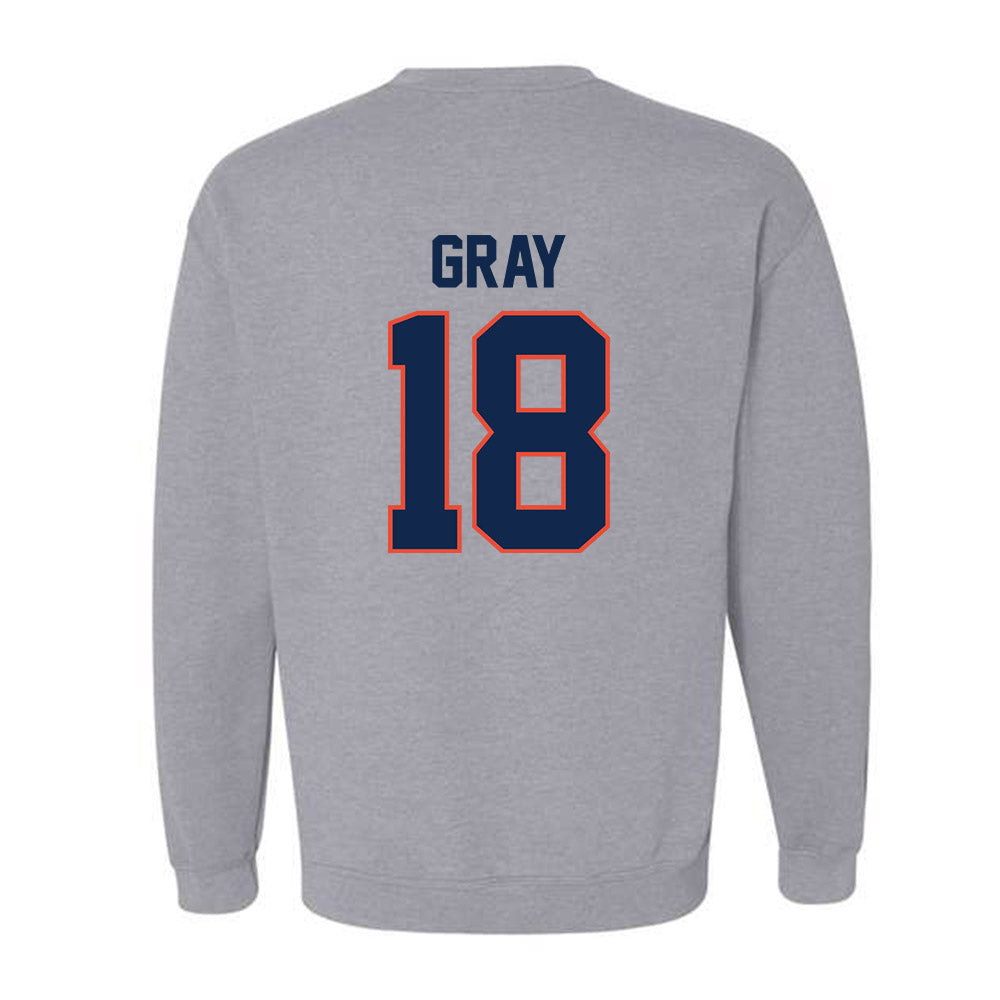 Illinois - NCAA Football : Jack Gray - Classic Shersey Crewneck Sweatshirt-1