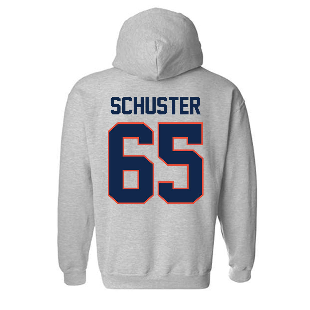 Illinois - NCAA Football : Dezmond Schuster - Classic Shersey Hooded Sweatshirt-1