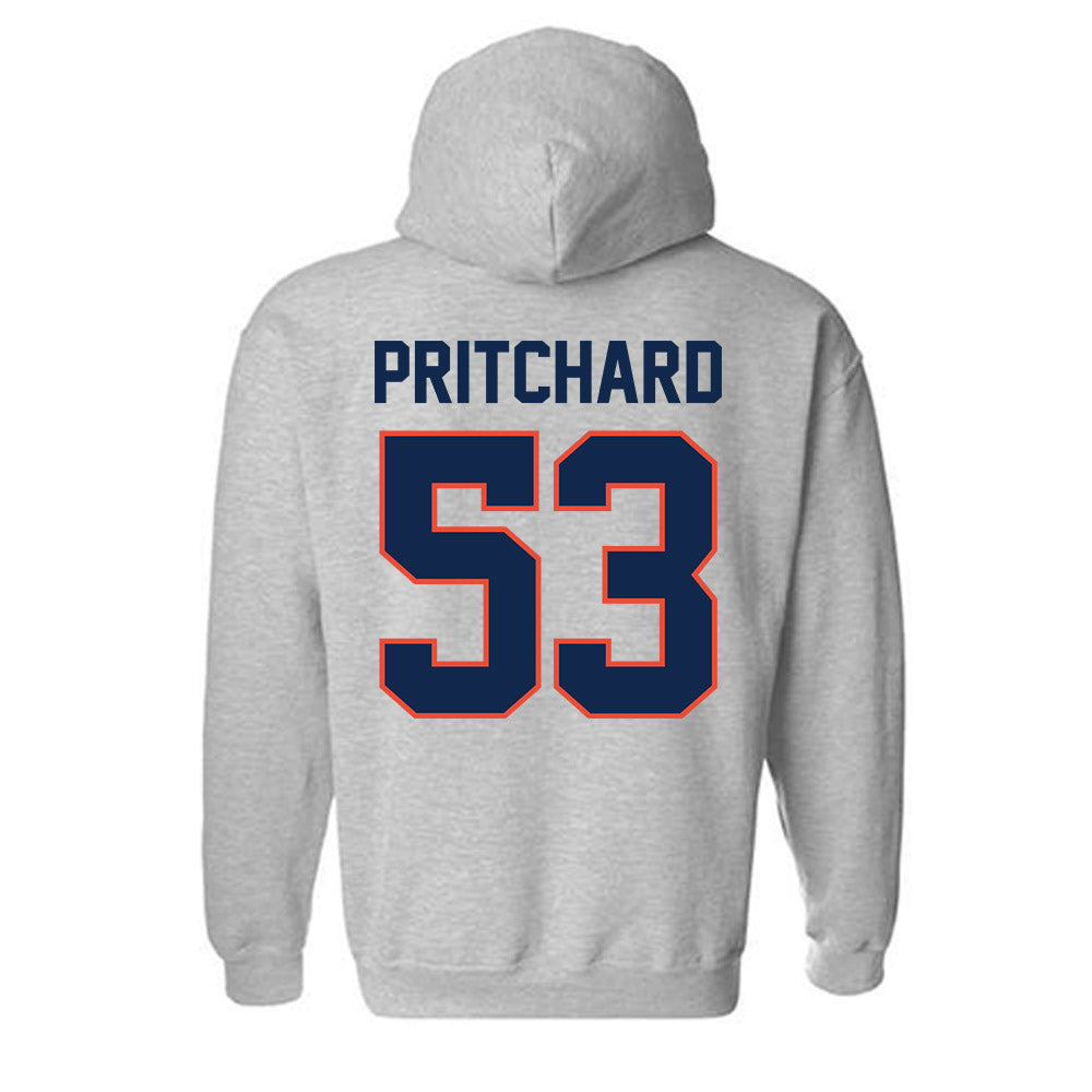 Illinois - NCAA Football : Kai Pritchard - Classic Shersey Hooded Sweatshirt-1