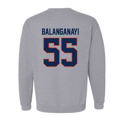 Illinois - NCAA Football : Tony Balanganayi - Classic Shersey Crewneck Sweatshirt-1