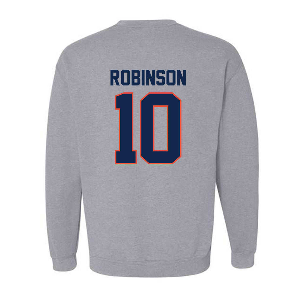 Illinois - NCAA Football : Ty Robinson - Classic Shersey Crewneck Sweatshirt-1