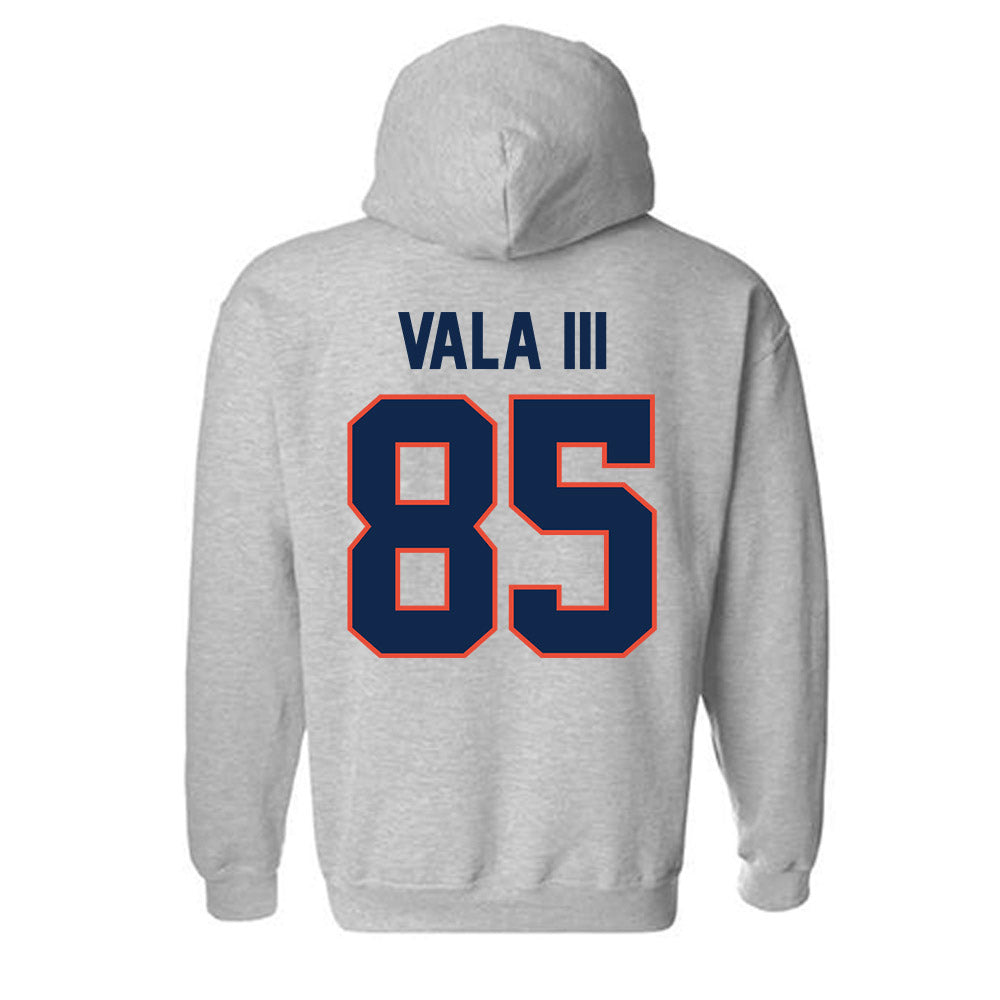 Illinois - NCAA Football : Will Vala III - Classic Shersey Hooded Sweatshirt-1