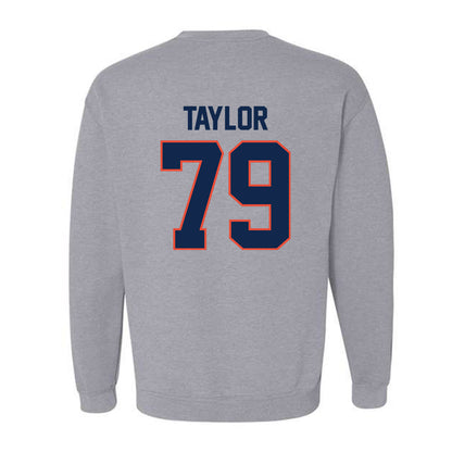 Illinois - NCAA Football : TJ Taylor - Classic Shersey Crewneck Sweatshirt-1