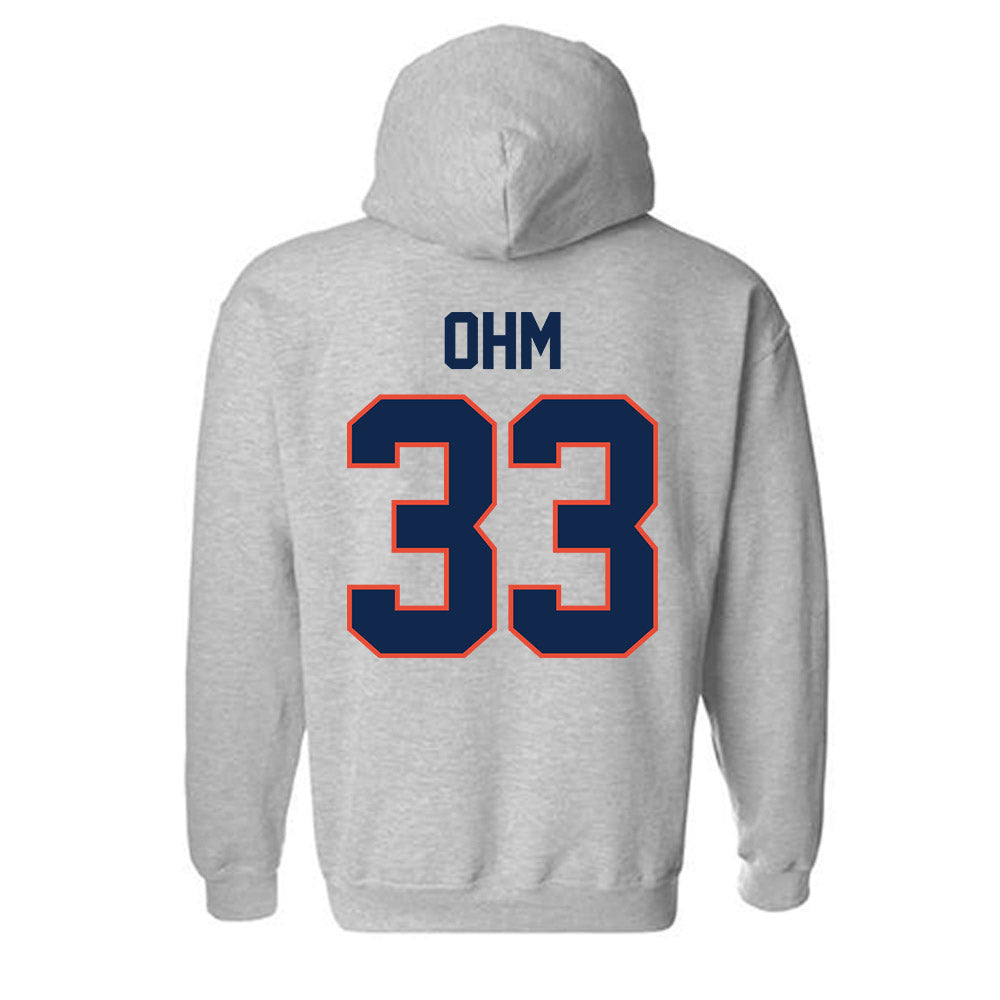 Illinois - NCAA Baseball : Ryan Ohm - Classic Shersey Hooded Sweatshirt-1