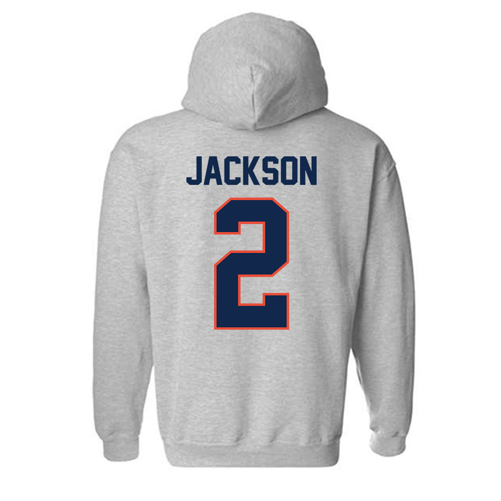Illinois - NCAA Women's Basketball : Destiny Jackson - Classic Shersey Hooded Sweatshirt-1