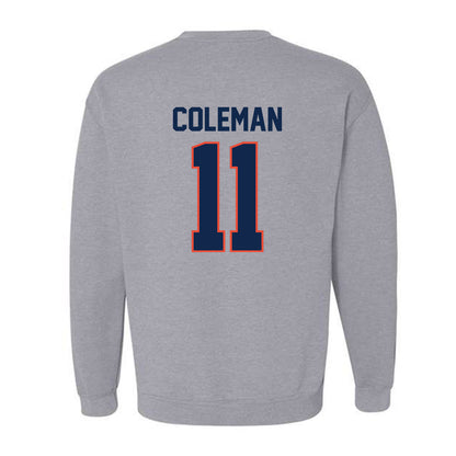 Illinois - NCAA Men's Basketball : Quentin Coleman - Classic Shersey Crewneck Sweatshirt-1