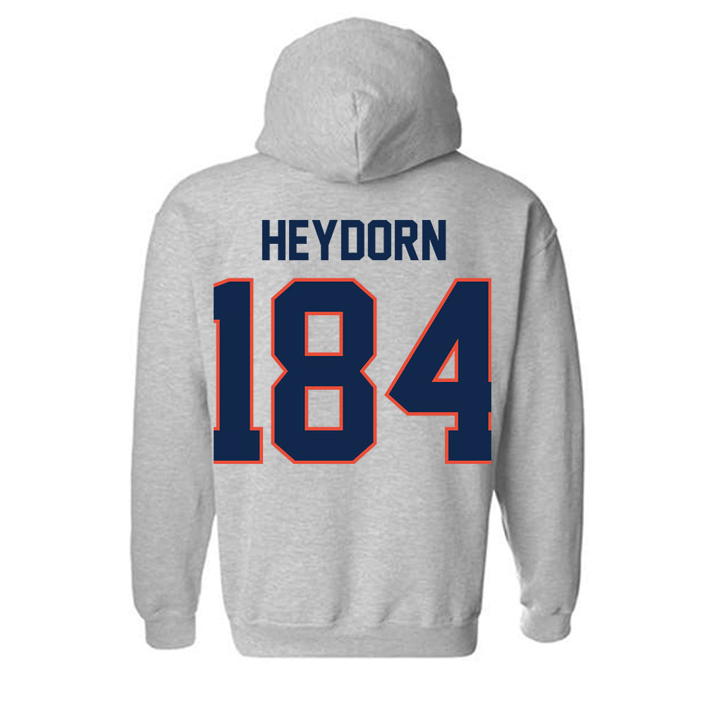Illinois - NCAA Wrestling : Charlie Heydorn - Classic Shersey Hooded Sweatshirt-1