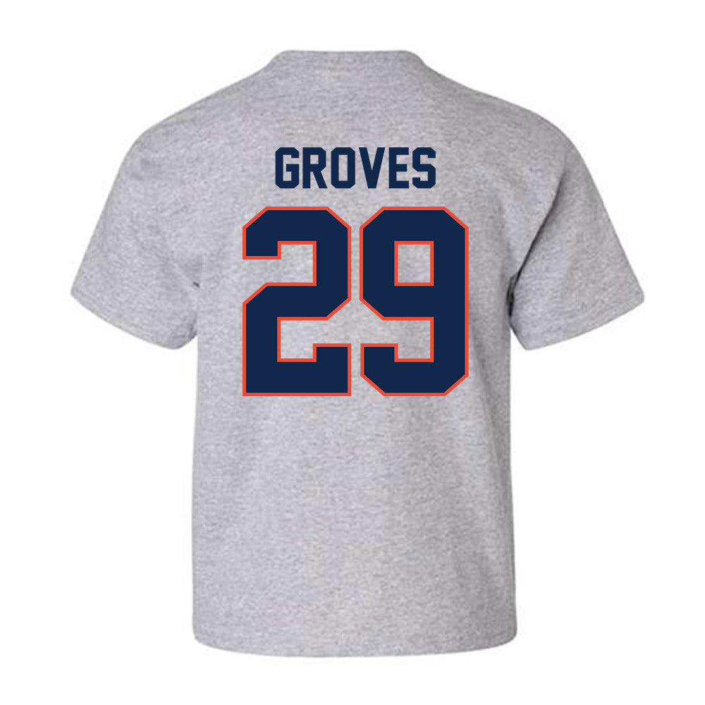 Illinois - NCAA Baseball : Nick Groves - Classic Shersey Youth T-Shirt-1