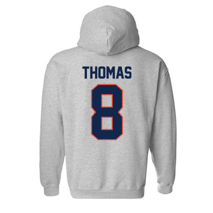 Illinois - NCAA Football : Cameron Thomas - Classic Shersey Hooded Sweatshirt-1