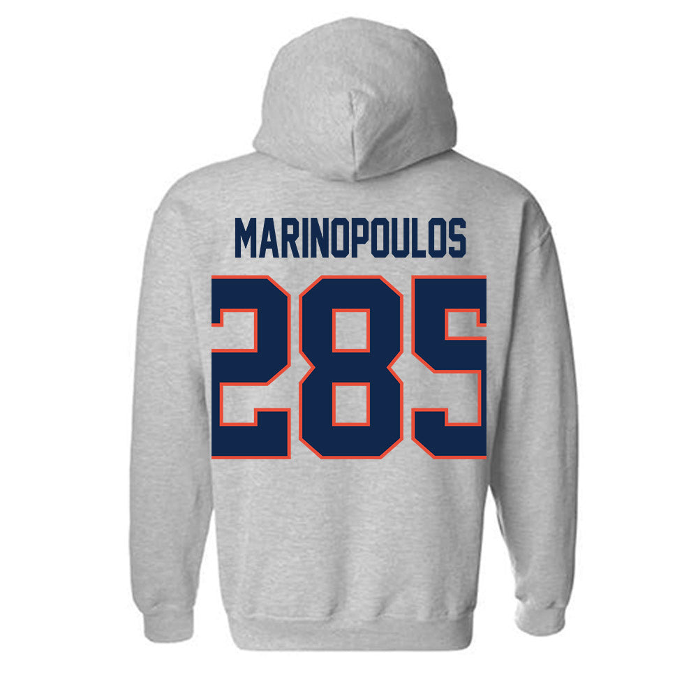 Illinois - NCAA Wrestling : Peter Marinopoulos - Classic Shersey Hooded Sweatshirt-1