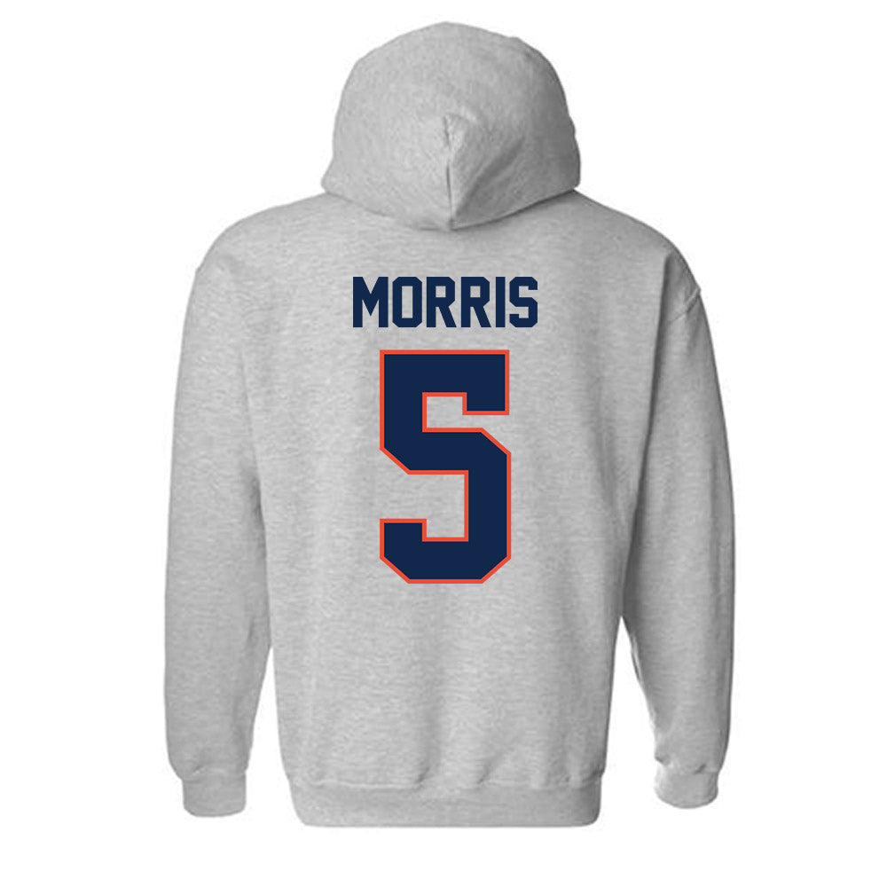 Illinois - NCAA Football : Jakwon Morris - Classic Shersey Hooded Sweatshirt-1