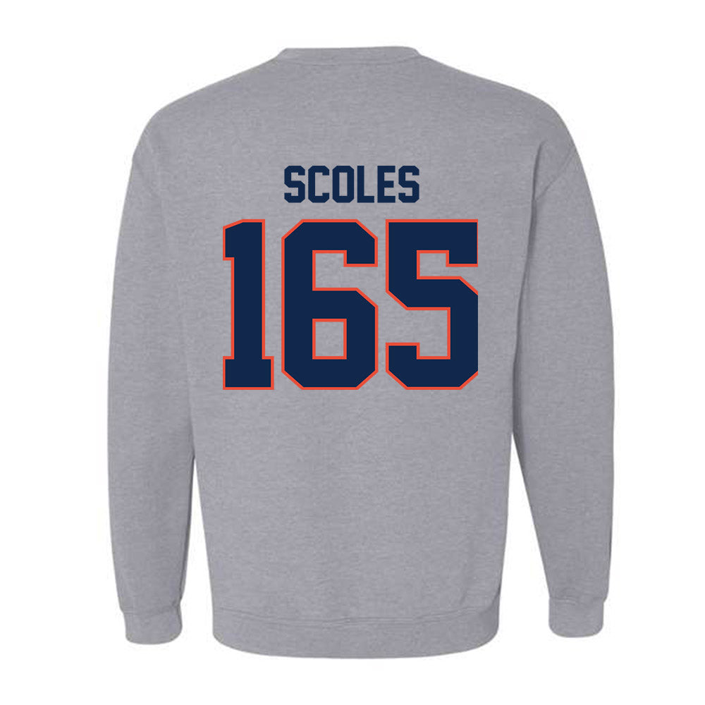 Illinois - NCAA Wrestling : Braeden Scoles - Classic Shersey Crewneck Sweatshirt-1