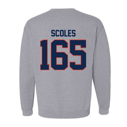 Illinois - NCAA Wrestling : Braeden Scoles - Classic Shersey Crewneck Sweatshirt-1