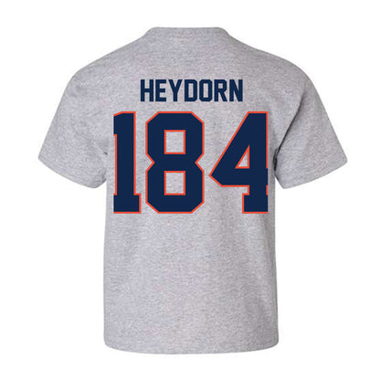 Illinois - NCAA Wrestling : Charlie Heydorn - Classic Shersey Youth T-Shirt-1