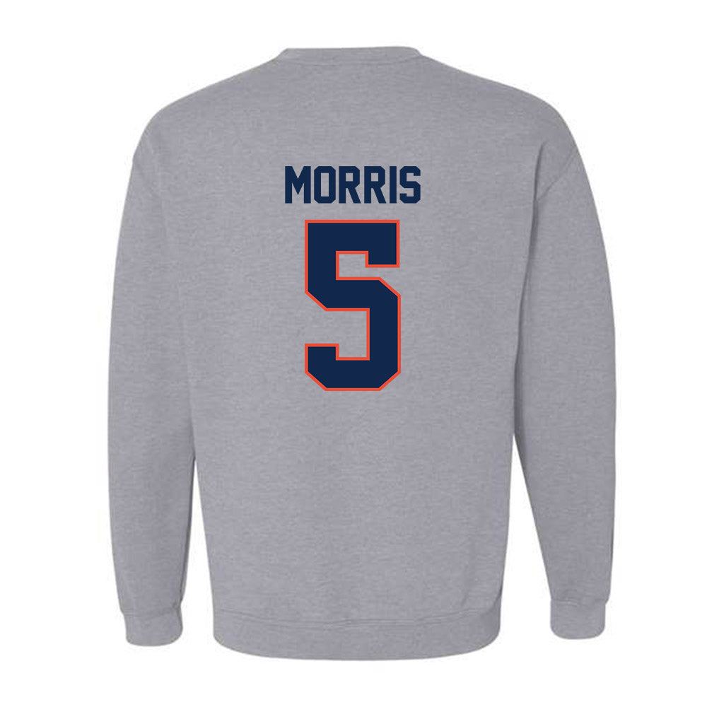 Illinois - NCAA Football : Jakwon Morris - Classic Shersey Crewneck Sweatshirt-1