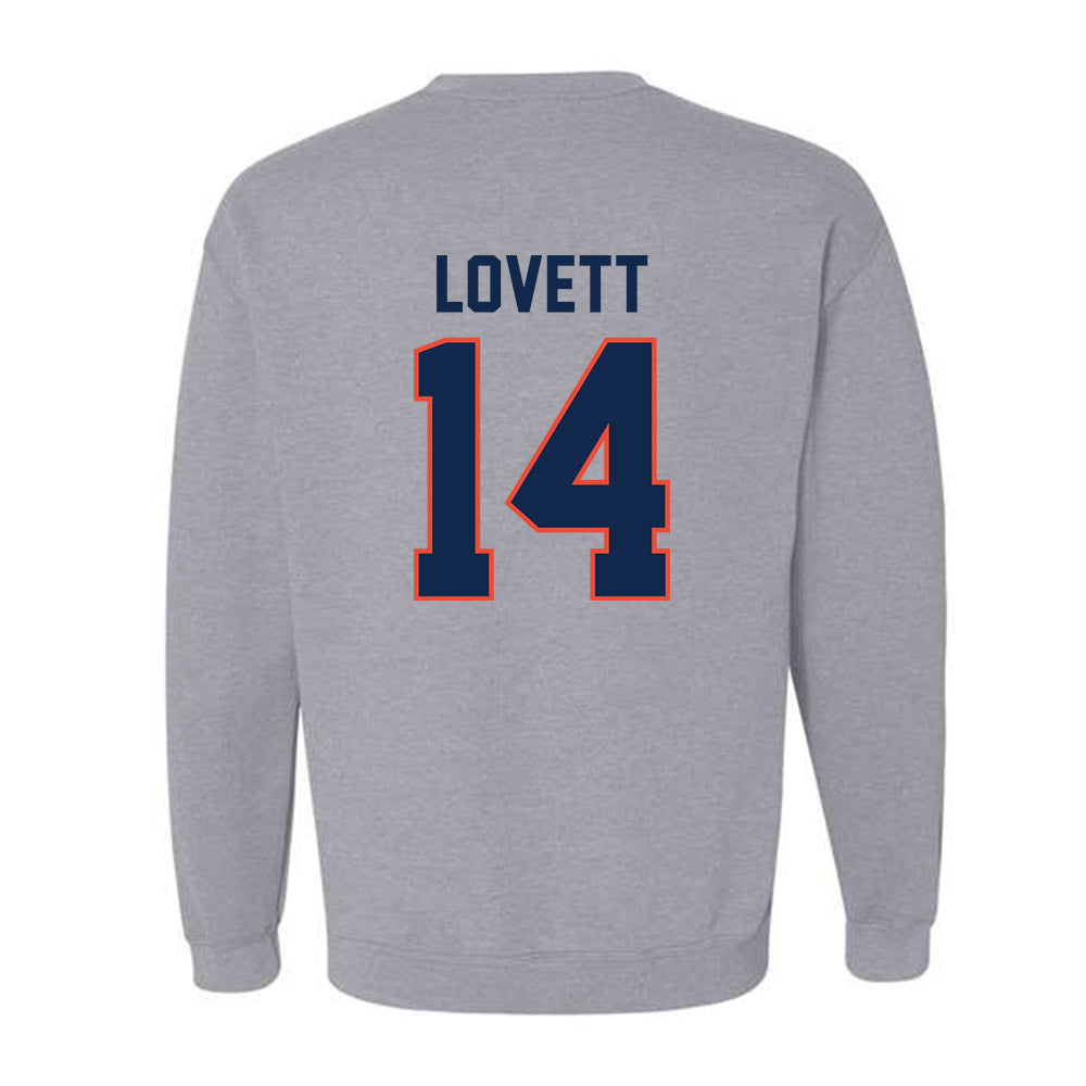 Illinois - NCAA Football : Andre Lovett - Classic Shersey Crewneck Sweatshirt-1