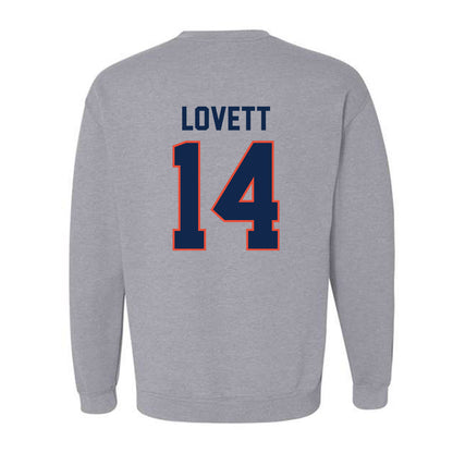 Illinois - NCAA Football : Andre Lovett - Classic Shersey Crewneck Sweatshirt-1