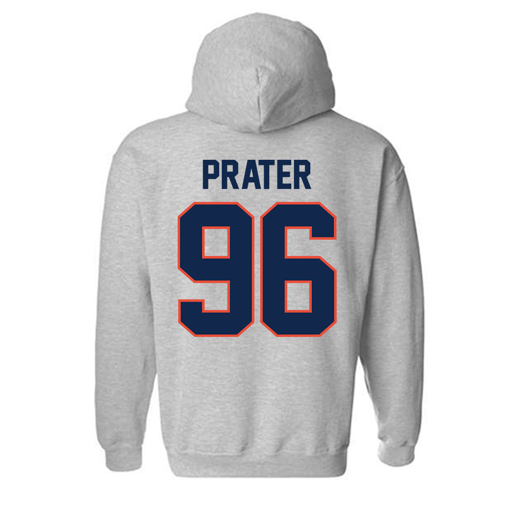 Illinois - NCAA Football : Darrell Prater - Classic Shersey Hooded Sweatshirt-1