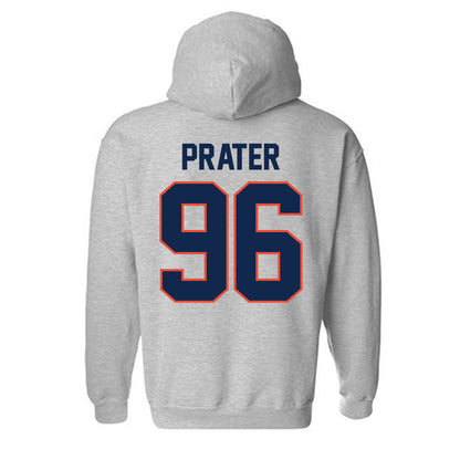 Illinois - NCAA Football : Darrell Prater - Classic Shersey Hooded Sweatshirt-1