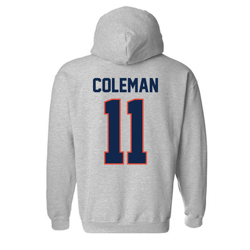 Illinois - NCAA Men's Basketball : Quentin Coleman - Classic Shersey Hooded Sweatshirt-1