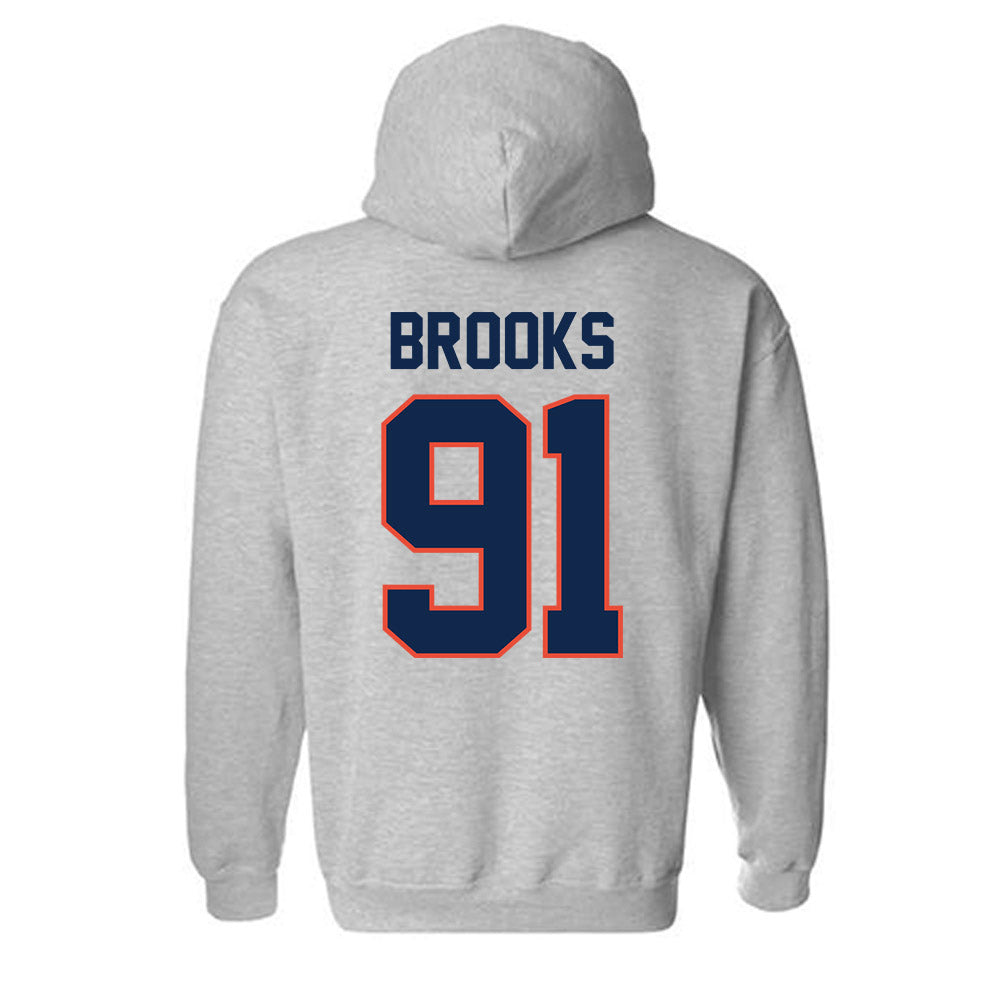 Illinois - NCAA Football : Cameron Brooks - Classic Shersey Hooded Sweatshirt-1