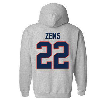 Illinois - NCAA Men's Basketball : Zavier Zens - Classic Shersey Hooded Sweatshirt-1