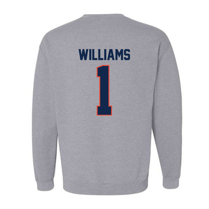 Illinois - NCAA Men's Basketball : Lincoln Williams - Classic Shersey Crewneck Sweatshirt-1
