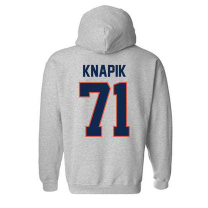 Illinois - NCAA Football : Nathan Knapik - Classic Shersey Hooded Sweatshirt-1