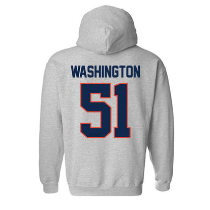 Illinois - NCAA Football : Alfred Washington - Classic Shersey Hooded Sweatshirt-1
