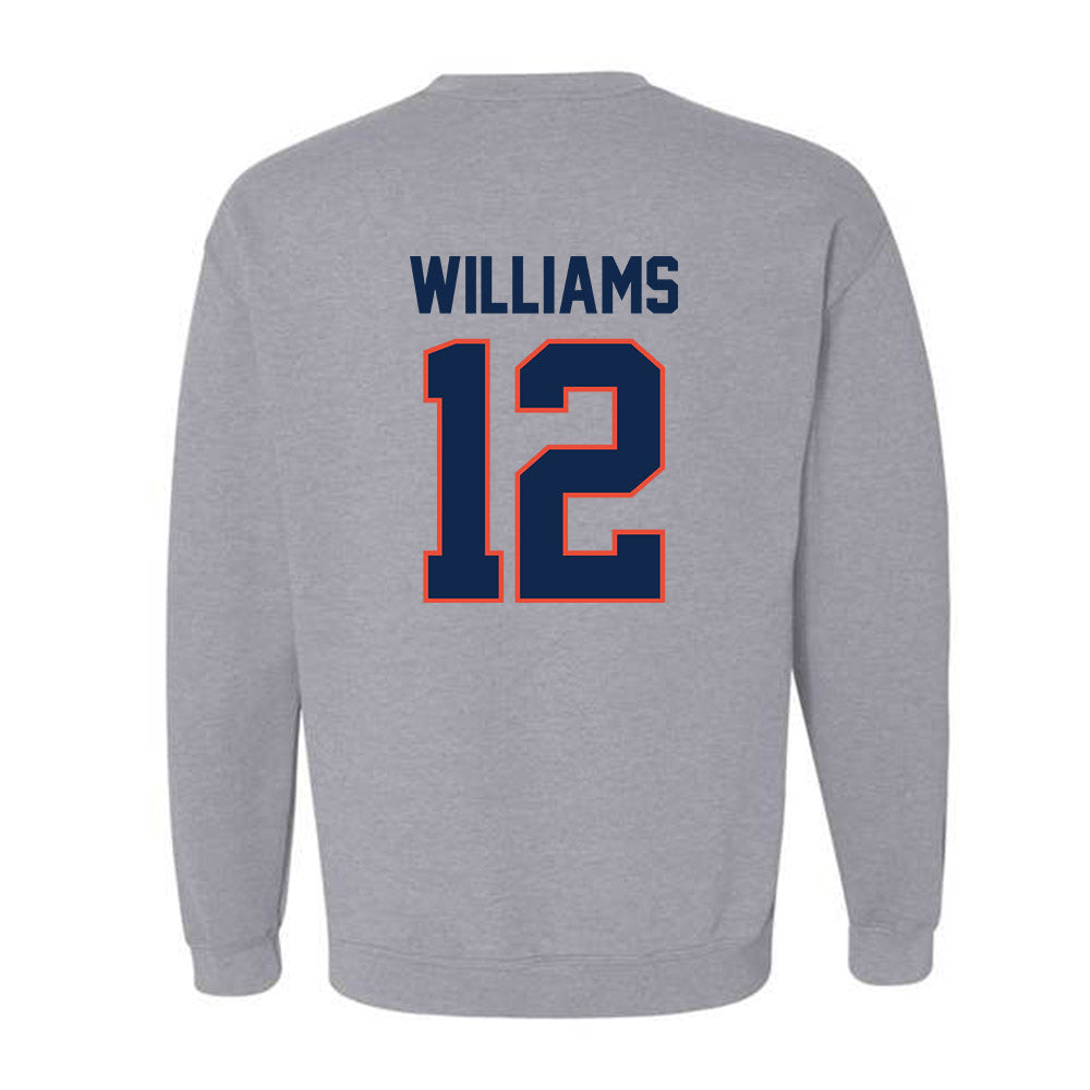 Illinois - NCAA Football : Isaiah Williams - Classic Shersey Crewneck Sweatshirt-1