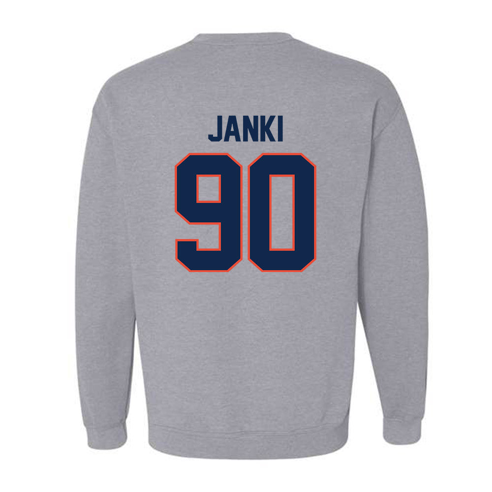 Illinois - NCAA Football : Carter Janki - Classic Shersey Crewneck Sweatshirt-1