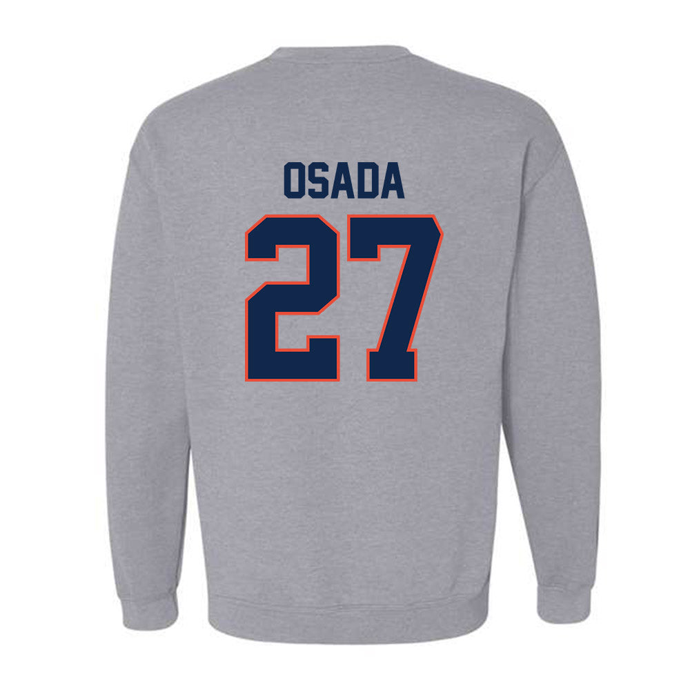 Illinois - NCAA Football : Lucas Osada - Classic Shersey Crewneck Sweatshirt-1