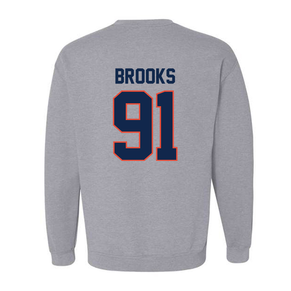 Illinois - NCAA Football : Cameron Brooks - Classic Shersey Crewneck Sweatshirt-1