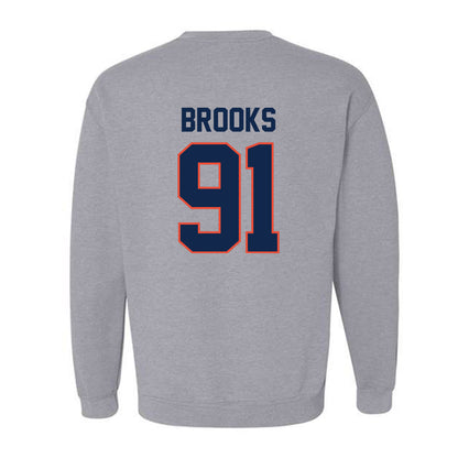 Illinois - NCAA Football : Cameron Brooks - Classic Shersey Crewneck Sweatshirt-1