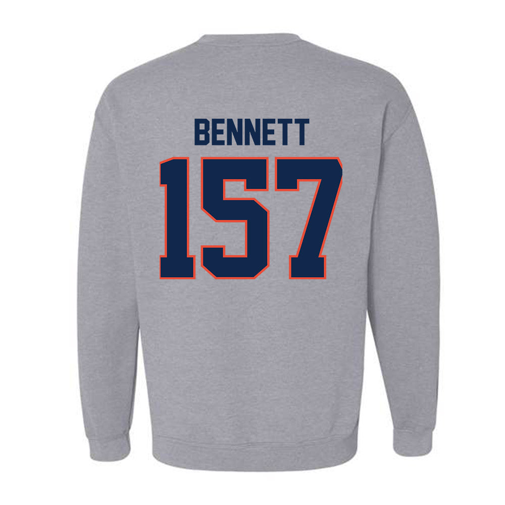 Illinois - NCAA Wrestling : Ryan Bennett - Classic Shersey Crewneck Sweatshirt-1