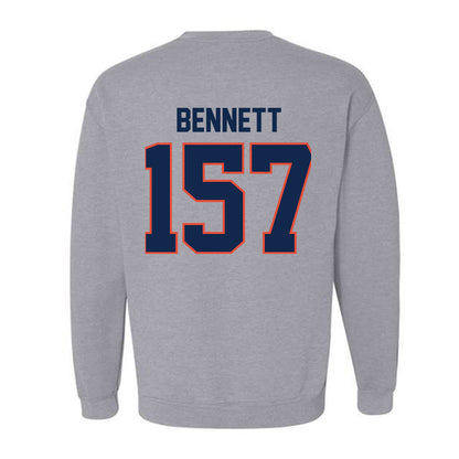 Illinois - NCAA Wrestling : Ryan Bennett - Classic Shersey Crewneck Sweatshirt-1