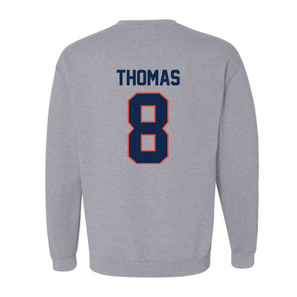 Illinois - NCAA Football : Cameron Thomas - Classic Shersey Crewneck Sweatshirt-1